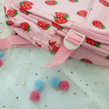 Harajuku Strawberry Canvas Backpack