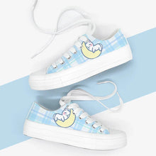 Pastel Kawaii Plaid Sneakers