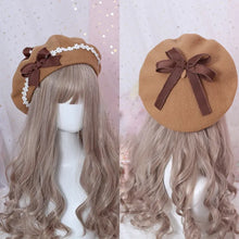 Daisies & Bows Beret Hat - Choose Color