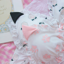 Cat Paw & Ears Underwear Set - 2 Colors