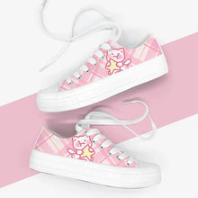 Pastel Kawaii Plaid Sneakers