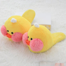 Kawaii ABDL Plush Ducky Slippers - Yellow or Pink