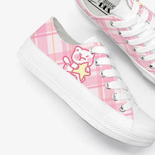 Pastel Kawaii Plaid Sneakers