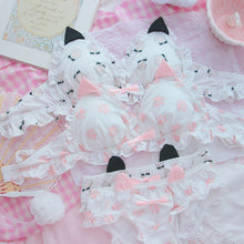 Cat Paw & Ears Underwear Set - 2 Colors