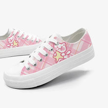 Pastel Kawaii Plaid Sneakers