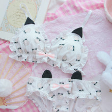 Cat Paw & Ears Underwear Set - 2 Colors