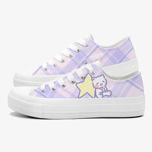 Pastel Kawaii Plaid Sneakers
