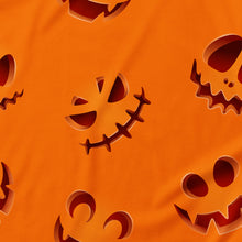 Adult Baby Sissy Jack-O-Lantern Pumpkin Snap in the Crotch Onesie