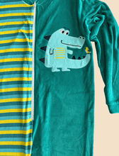 Crocodile Adult Baby Boy Footed Pajama