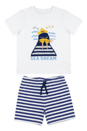 Sea Dreams Adult Baby Boy 2pc Pajama Set