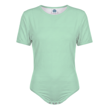 Shades of Green Adult Baby Boy Sissy Onesie with Snap in the Crotch