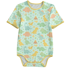 Dinosaurs Dreamland Short Sleeve Mint ABDL Onesie