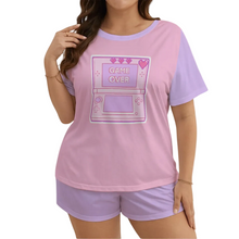 Game Over Pink Lavender Cozy 2pc Pajama Set