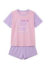 Game Over Pink Lavender Cozy 2pc Pajama Set