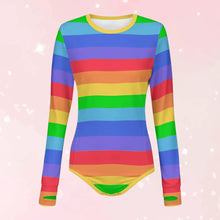 Rainbow Bright Long Sleeve Snap in the Crotch Onesie