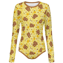Honey Paw Teddy Bear Long Sleeve Adult Baby Onesie