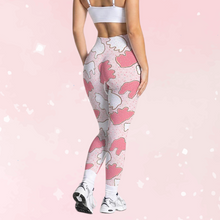 Pink Circus Animal Cookies Soft Comfy Leggings