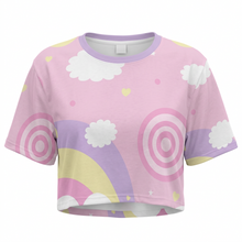 Sweet Pink Candy Soft Crop Play Tee