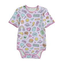 Y2K Galaxy Baby Adult Sissy Unisex Snap Crotch Onesie