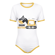 Not Diggin Bedtime Adult Baby Boy Snap in the Crotch Onesie