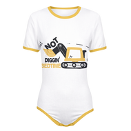 Not Diggin Bedtime Adult Baby Boy Snap in the Crotch Onesie