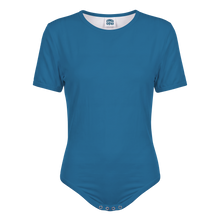 Dark Blue Shades Adult Baby Boy Sissy Onesie with Snap in the Crotch