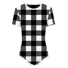 Adult Baby Diaper Lover Plaid Playtime Onesie | Snap in the Crotch