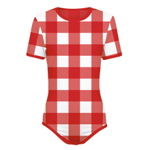 Adult Baby Diaper Lover Plaid Playtime Onesie | Snap in the Crotch