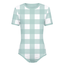 Adult Baby Diaper Lover Plaid Playtime Onesie | Snap in the Crotch