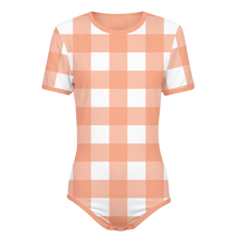 Adult Baby Diaper Lover Plaid Playtime Onesie | Snap in the Crotch