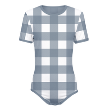 Adult Baby Diaper Lover Plaid Playtime Onesie | Snap in the Crotch