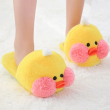 Kawaii ABDL Plush Ducky Slippers - Yellow or Pink