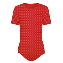 Polka Dot Snap in the Crotch Adult Baby Onesie