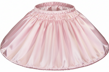 Custom Fit White Satin Mini Hoop Skirt Crinoline Petticoat for Adult Sissy Dress up by Leanne's