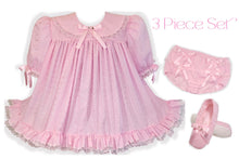 MindyLou Custom Fit Pink 3pc Set Sissy Dress Slippers Rhumba Panties for ABDL Leanne's