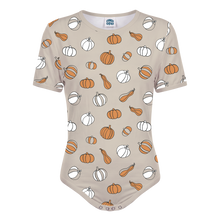 Pumpkin Print Adult Snap-Crotch Onesie