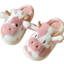 Cute Adult Cow Slippers - Choose Your Color