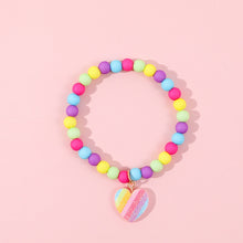 Pastel Beaded Heart 2pc Kawaii Jewelry Set