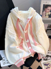 Sweet Hearts Hooded Cardigan Sweater
