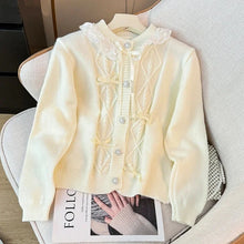 Cute Lace Collar Pastel Cardigan