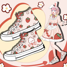 Strawberry Bunny Sissy High Tops