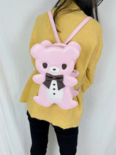 Bowtie Bear Backpack - 4 Colors