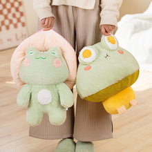 Mushroom Frog Toadstool Plushies - 2 Colors