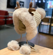 Warm Reindeer Winter Hat