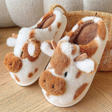 Cute Adult Cow Slippers - Choose Your Color