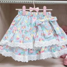 Kawaii Cakes Ruffle Lace Skirt - 2 Colors
