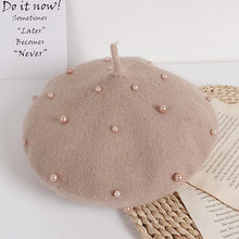 Pearl Beaded Princess Berets - 13 Colors