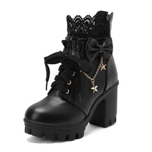 Pretty Ankle Boots - Pink White or Black
