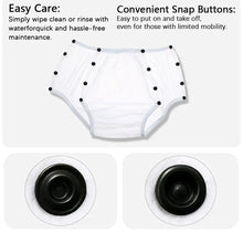 Cloud Soft Waterproof PVC Adult Diaper Cover with Snaps