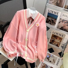 Coquette Sweater Heart Buttons Cardigan - 3 Colors